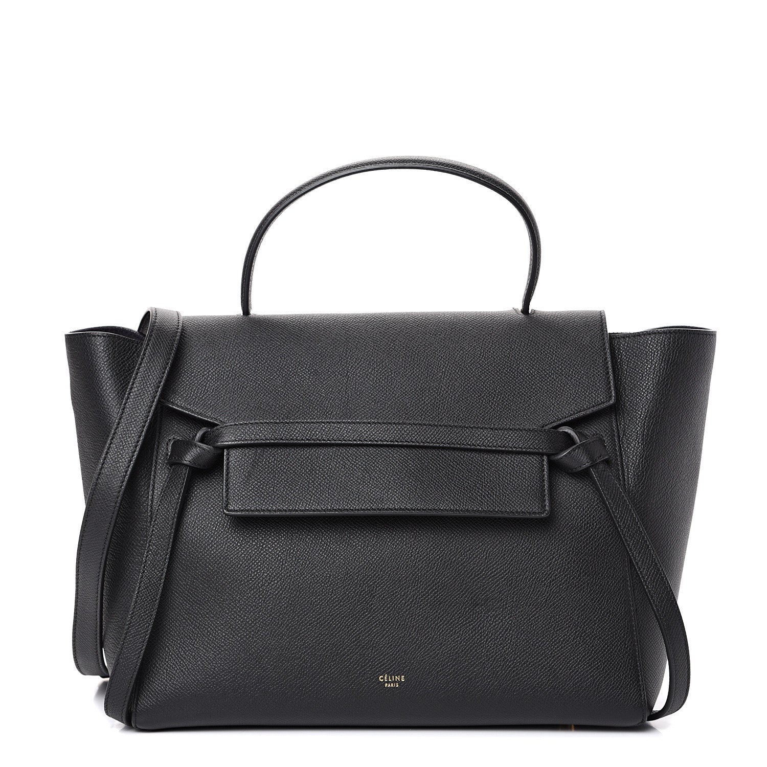 Celine Grained Calfskin Mini Belt Bag Black 1 of 10