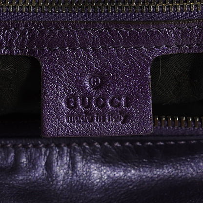 Gucci Metallic Calfskin Medium Galaxy Hobo Purple 6 of 7
