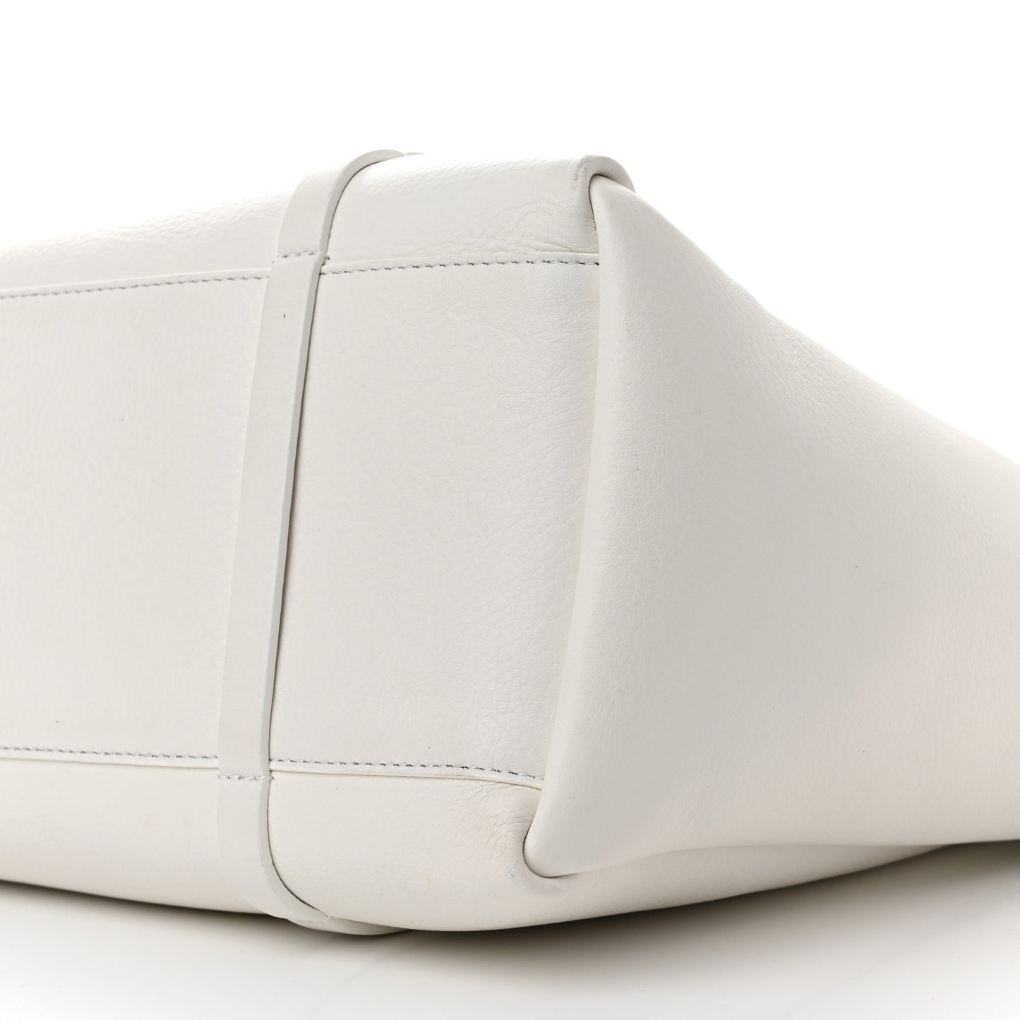 Veau Baltimore Double Sided Small Everyday Tote Optic White Black