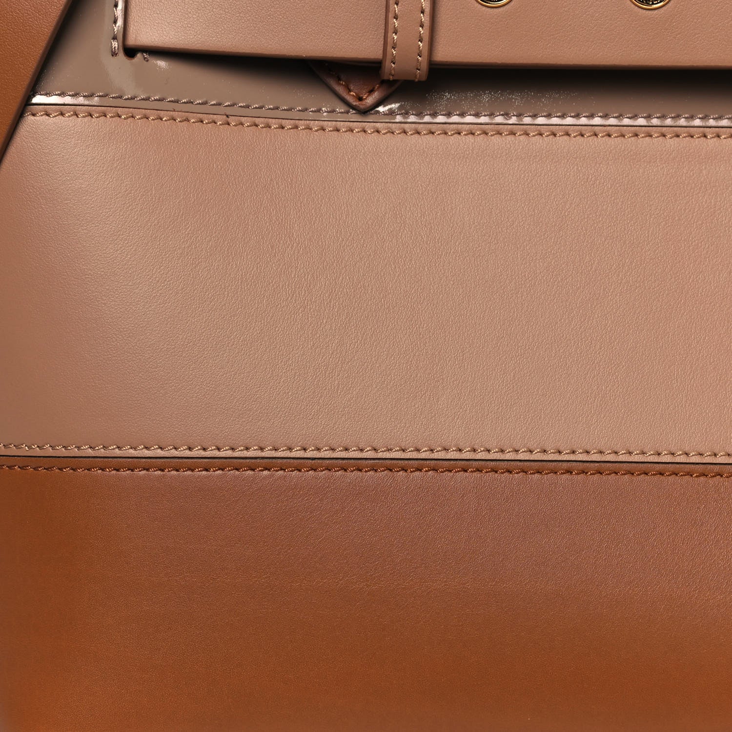 Burberry Soft Grain Calfskin Patent Small Belt Bag Soft Fawn Biscuit 8 of 14