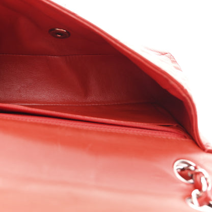 Chanel Lambskin Quilted Mini Rectangular Flap Red 5 of 12