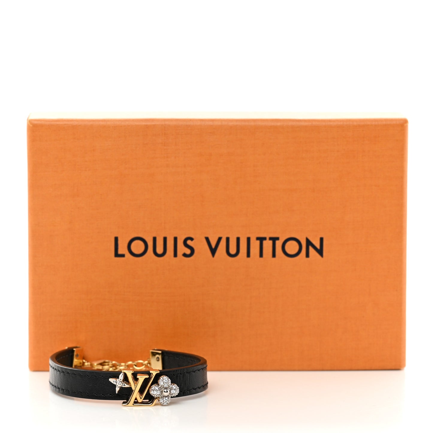 Calfskin Gram Bracelet Black