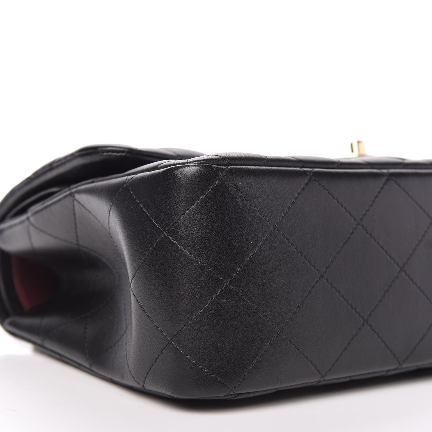 Chanel Lambskin Quilted Jumbo Double Flap Black 6 of 11