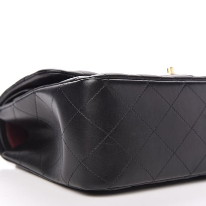 Chanel Lambskin Quilted Jumbo Double Flap Black 6 of 11