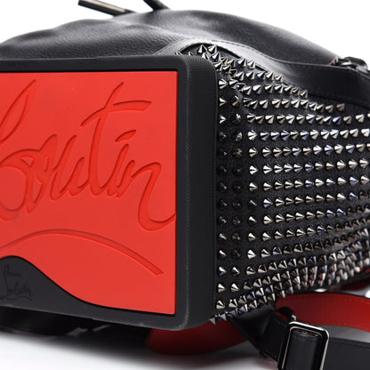 Christian Louboutin Calfskin Spiked Explorafunk Backpack Black 7 of 10