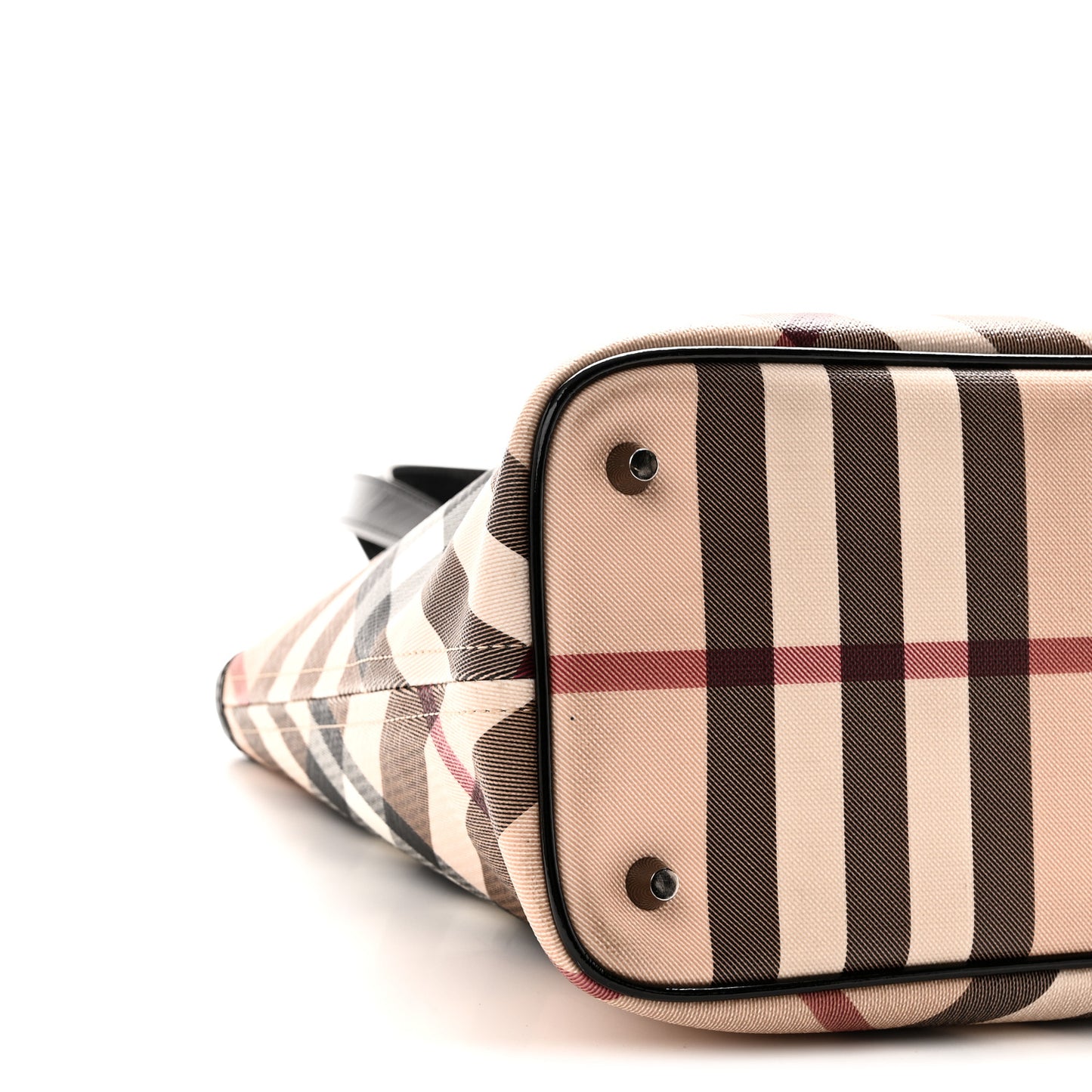Supernova Check Small Nickie Tote Black