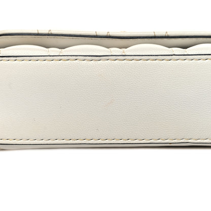 Versace Nappa Quilted Virtus Evening Bag White 11 of 12