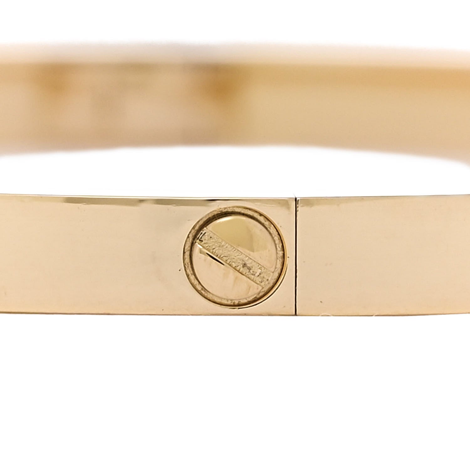 Cartier 18K Yellow Gold Small LOVE Bracelet 17 4 of 8