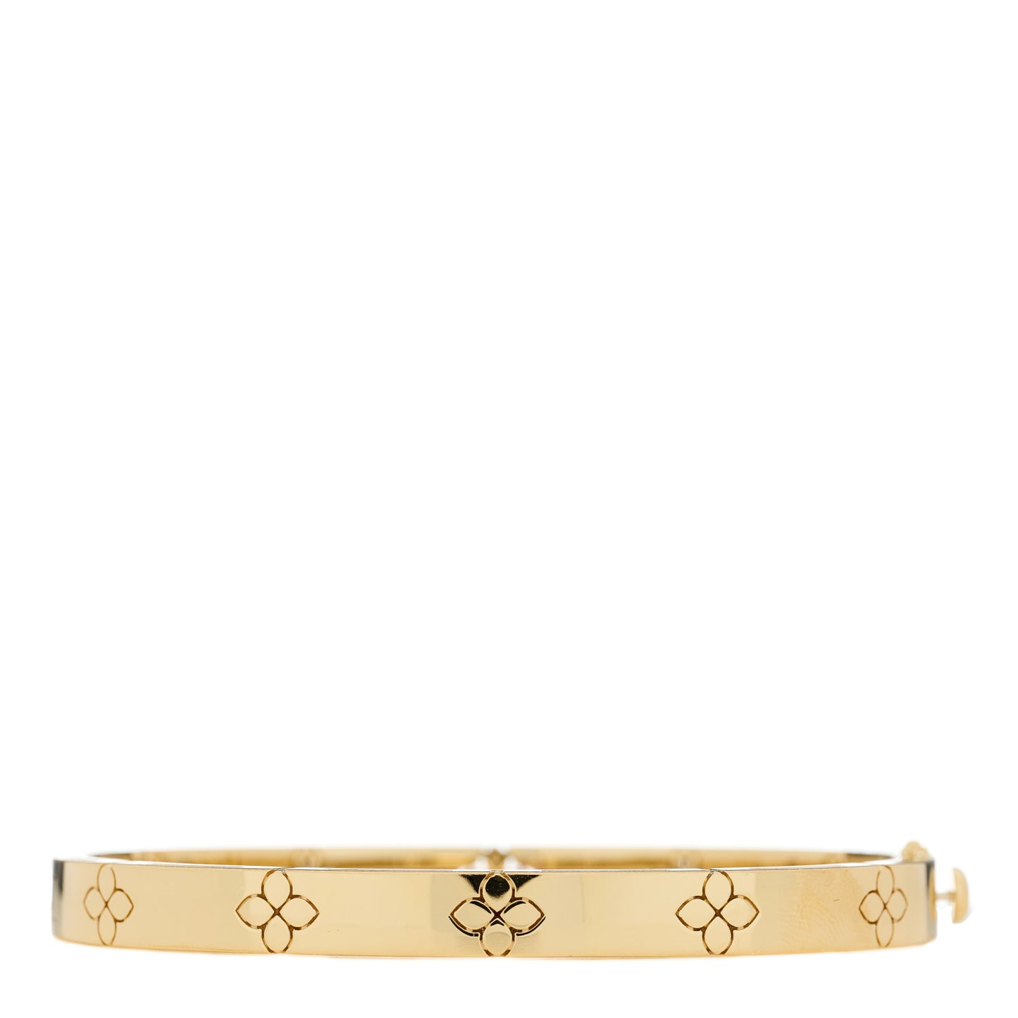18K Yellow Gold Diamond Medium Love in Verona Bangle Bracelet
