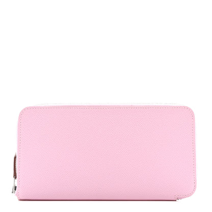 Hermes Epsom Silk'In Wallet Mauve Sylvestre Jaune Citron Cuivre 1 of 8