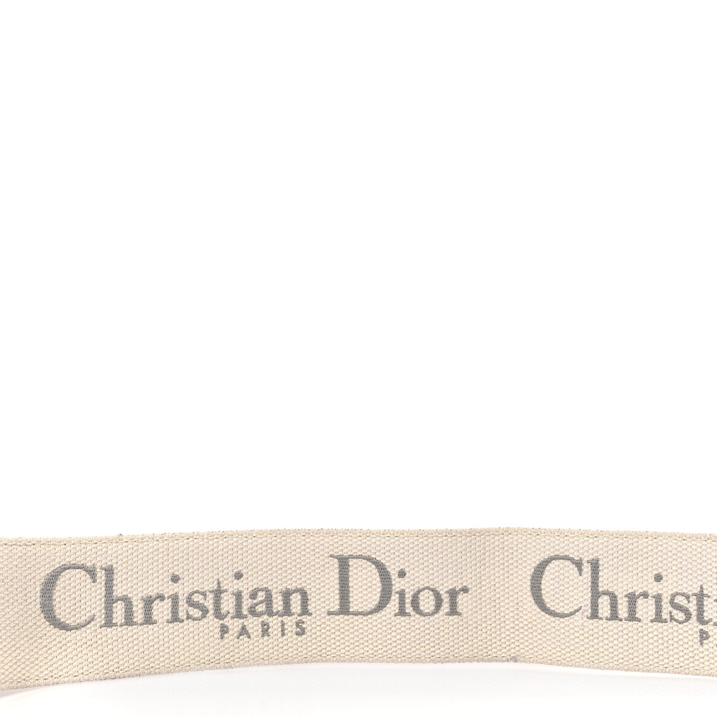 Canvas Embroidered Shoulder Strap Grey
