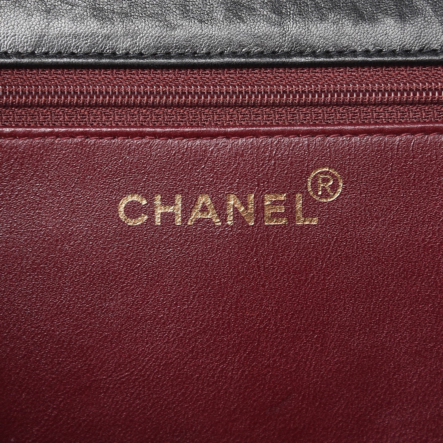Lambskin Quilted Medium Single Flap Black