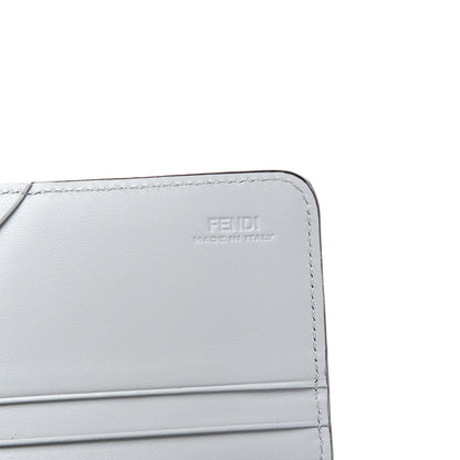 Fendi Vitello Liberty Fun Fair Studded Continental Wallet On Chain Grigio Perla Multicolor 5 of 6