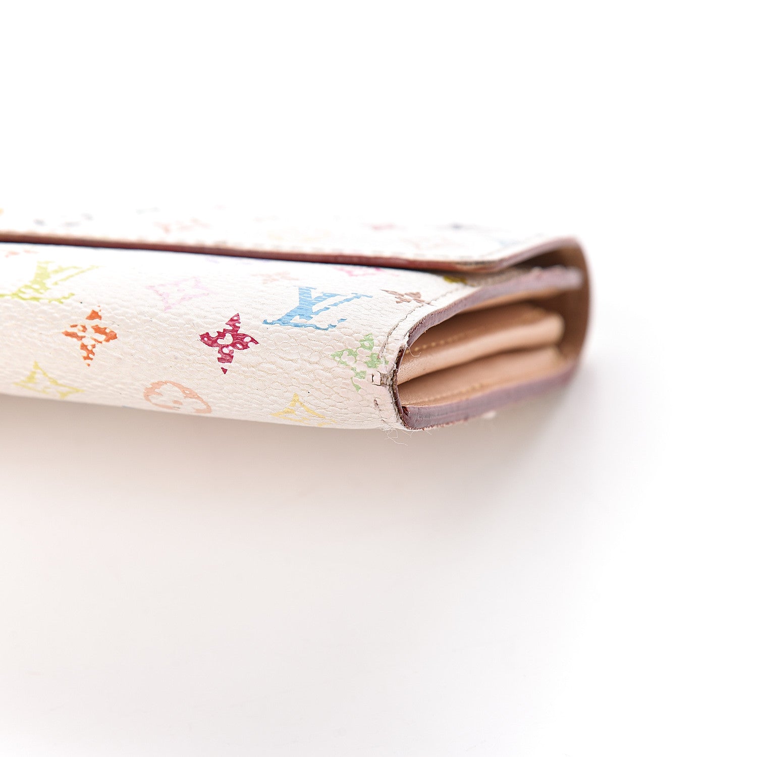 Louis Vuitton Monogram Multicolor Sarah Wallet White 12 of 16