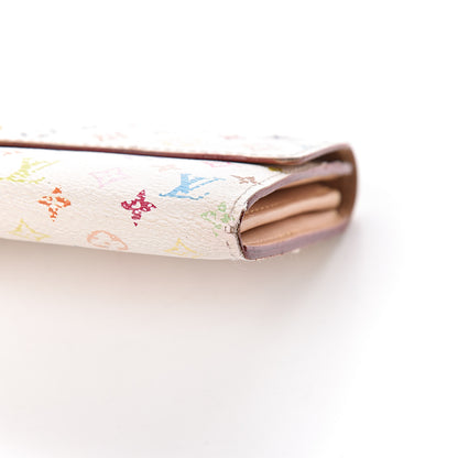 Louis Vuitton Monogram Multicolor Sarah Wallet White 12 of 16