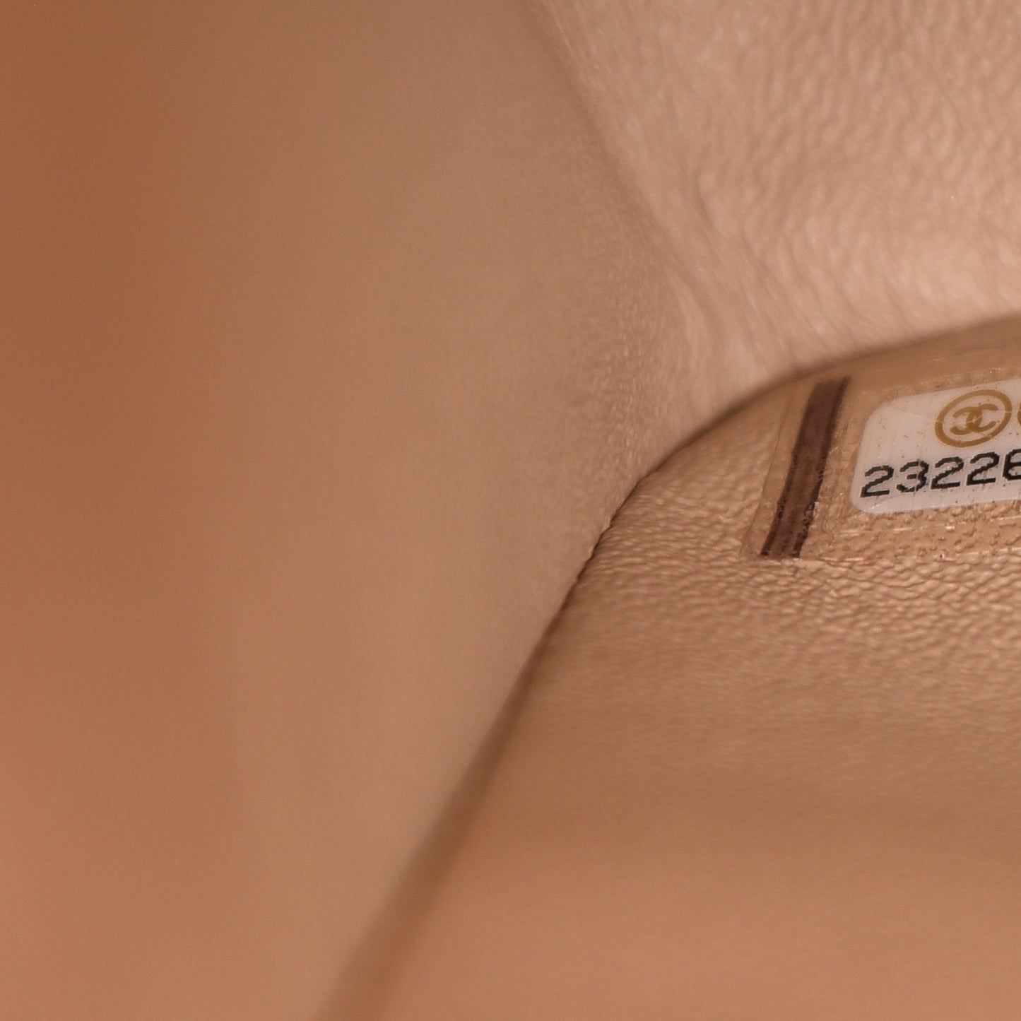 Caviar Quilted Jumbo Double Flap Beige