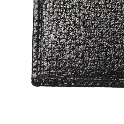 Gucci Monogram Web French Flap Wallet Black 6 of 6