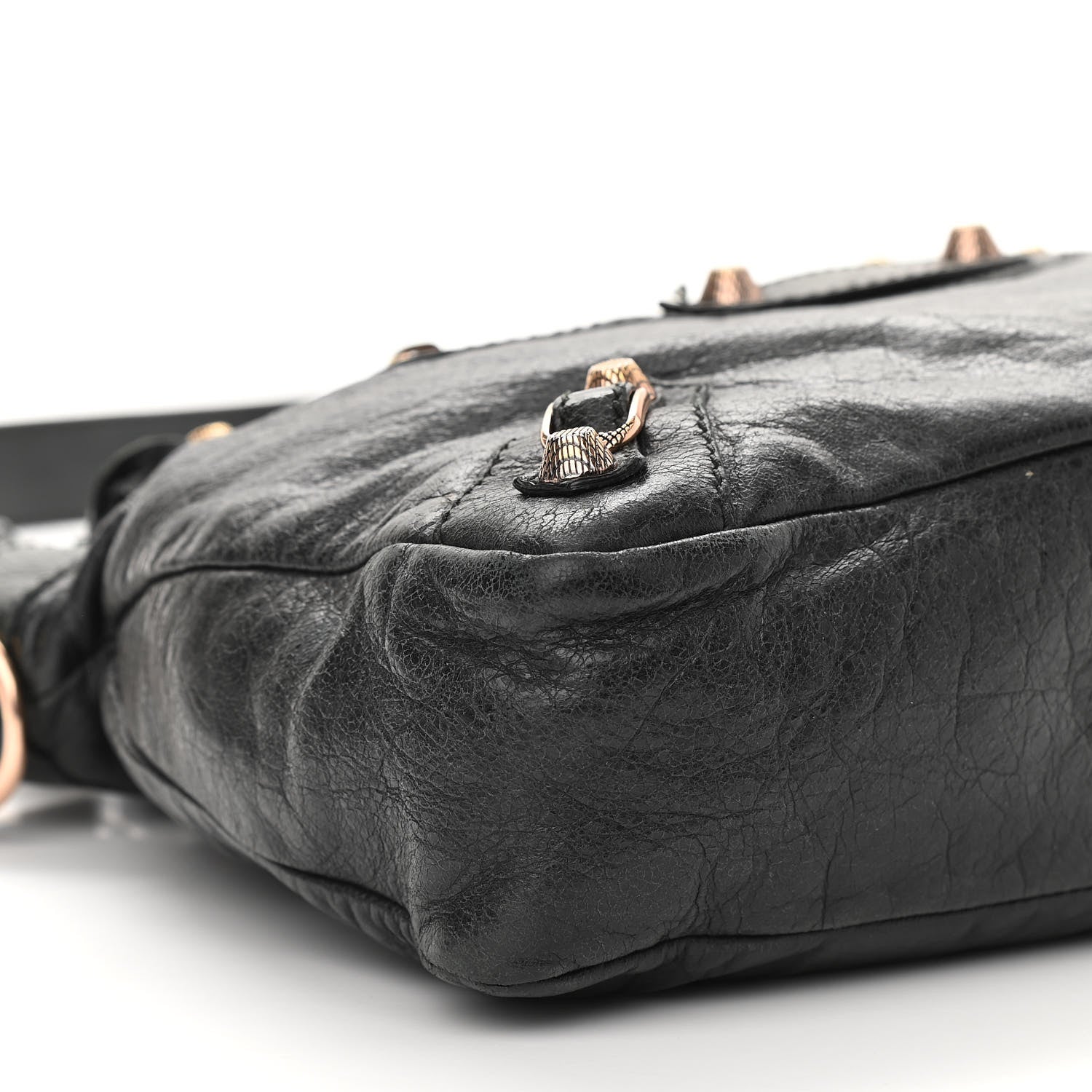 Balenciaga Agneau Giant 12 Rose Gold Hardware Town Black 12 of 13