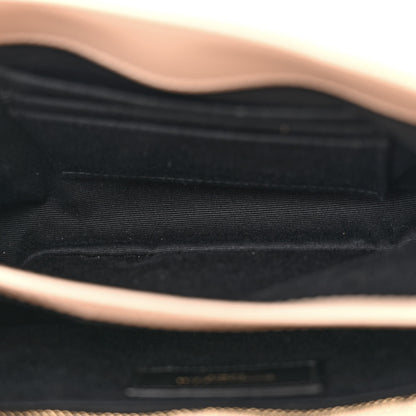 Saint Laurent Calfskin Y Quilted Monogram Toy Loulou Crossbody Bag Nude Powder 5 of 15