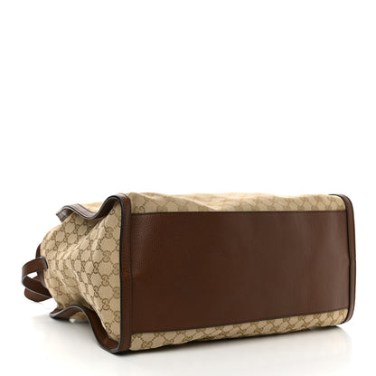 Gucci Monogram Ramble Layered Tote Brown 3 of 15