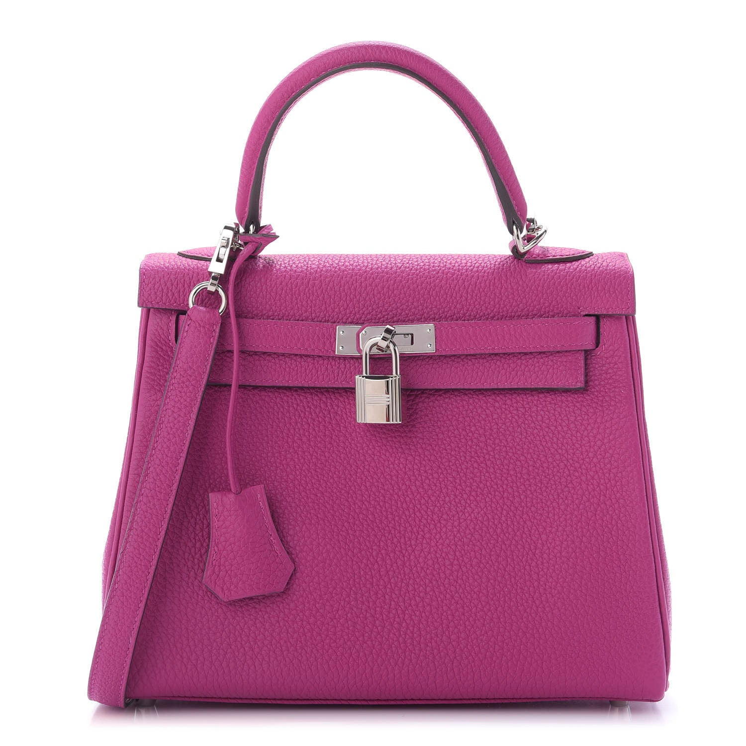 Hermes Togo Kelly Retourne 25 Rose Pourpre 1 of 10