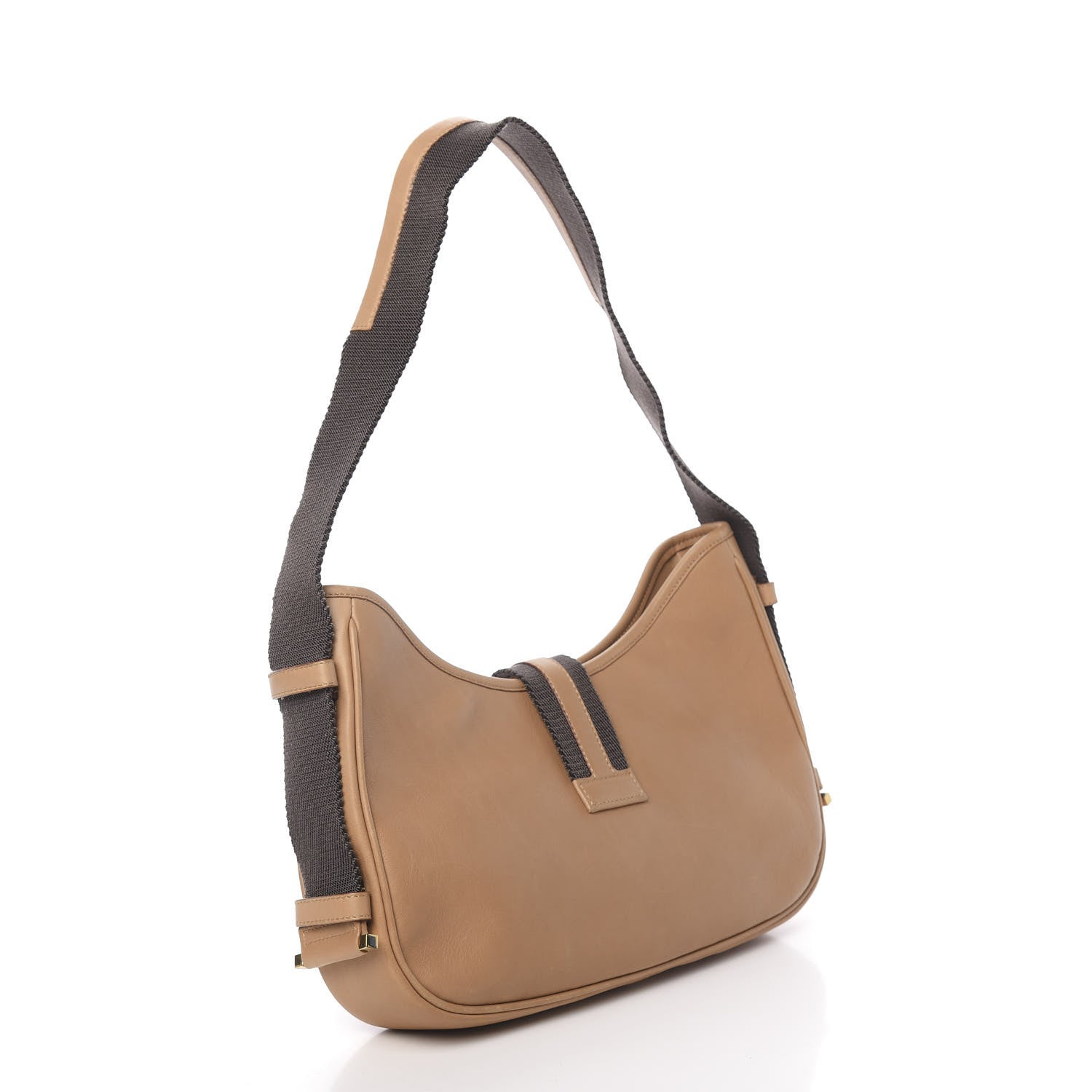 Gucci Calfskin Shoulder Bag Brown 3 of 12