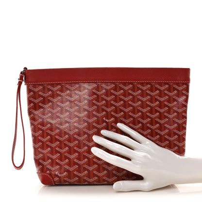 Goyard Goyardine Conti Pouch Red 2 of 10