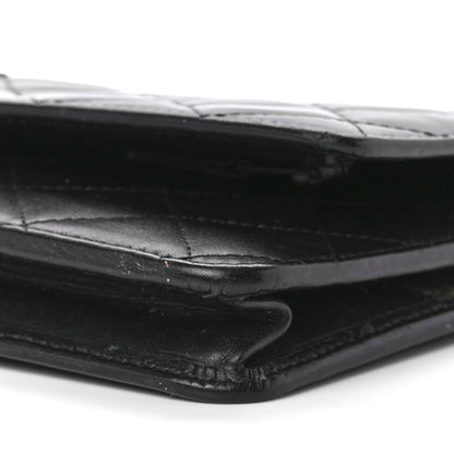Chanel Calfskin Quilted Cambon Wallet On Chain WOC Black 9 of 11