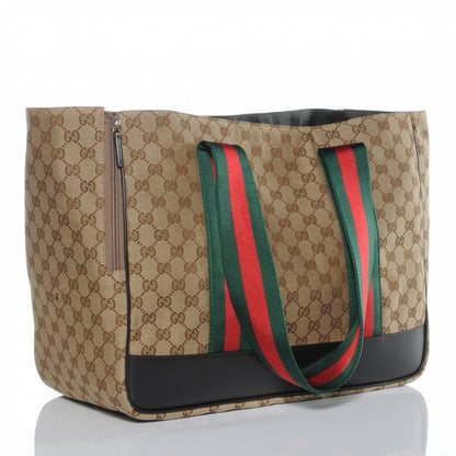 Gucci Monogram Web Dog Carrier 3 of 7