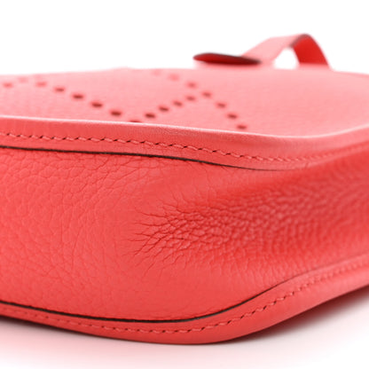 Hermes Taurillon Clemence Evelyne TPM Rouge Pivoine 10 of 13