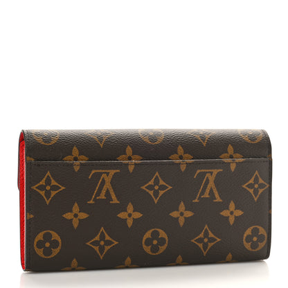 Louis Vuitton Monogram Sarah Wallet NM Coquelicot 3 of 9