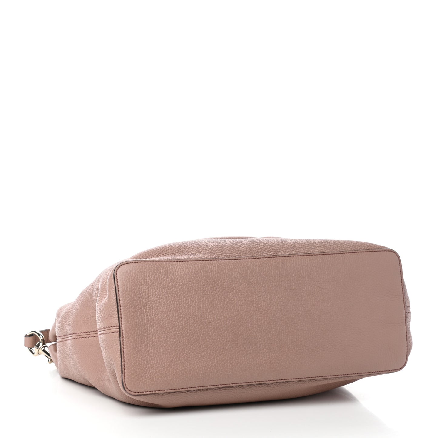 Pebbled Calfskin Large Soho Hobo Camelia