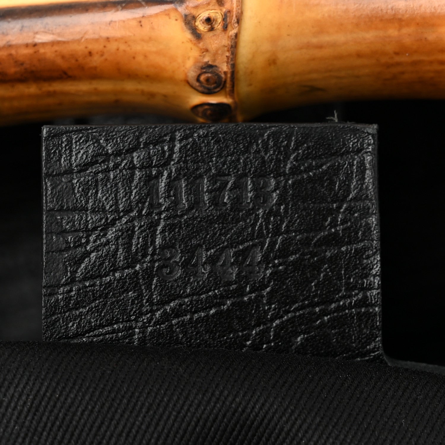 Gucci Monogram Bamboo Bullet Bag Black 7 of 10