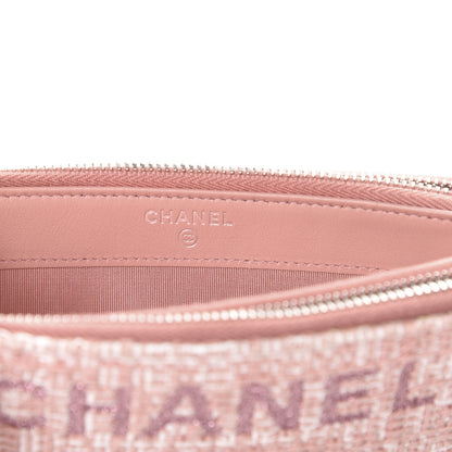 Chanel Canvas Small Deauville Clutch With Chain Pink 7 of 13