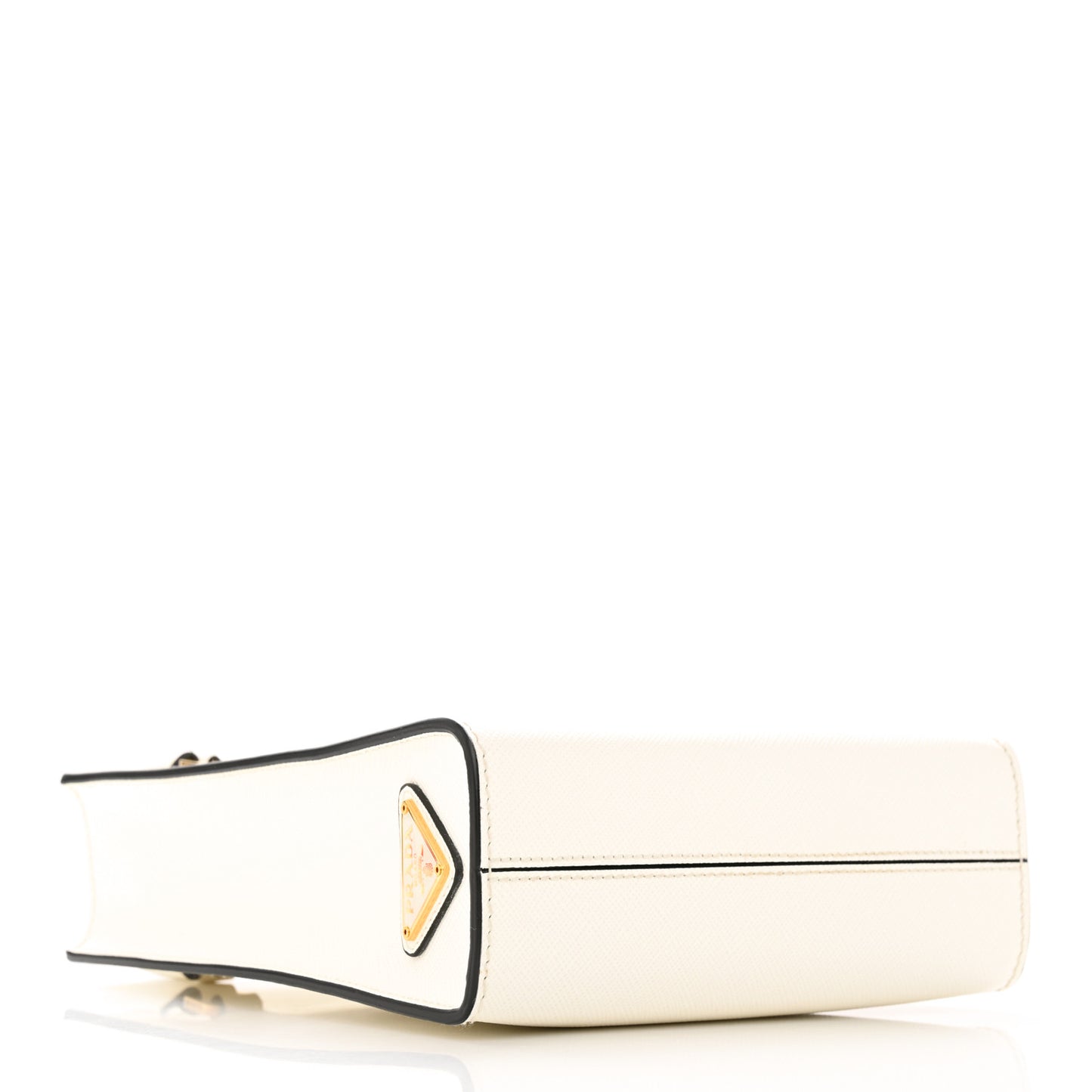 Soft Calfskin Small Shoulder Bag Bianco