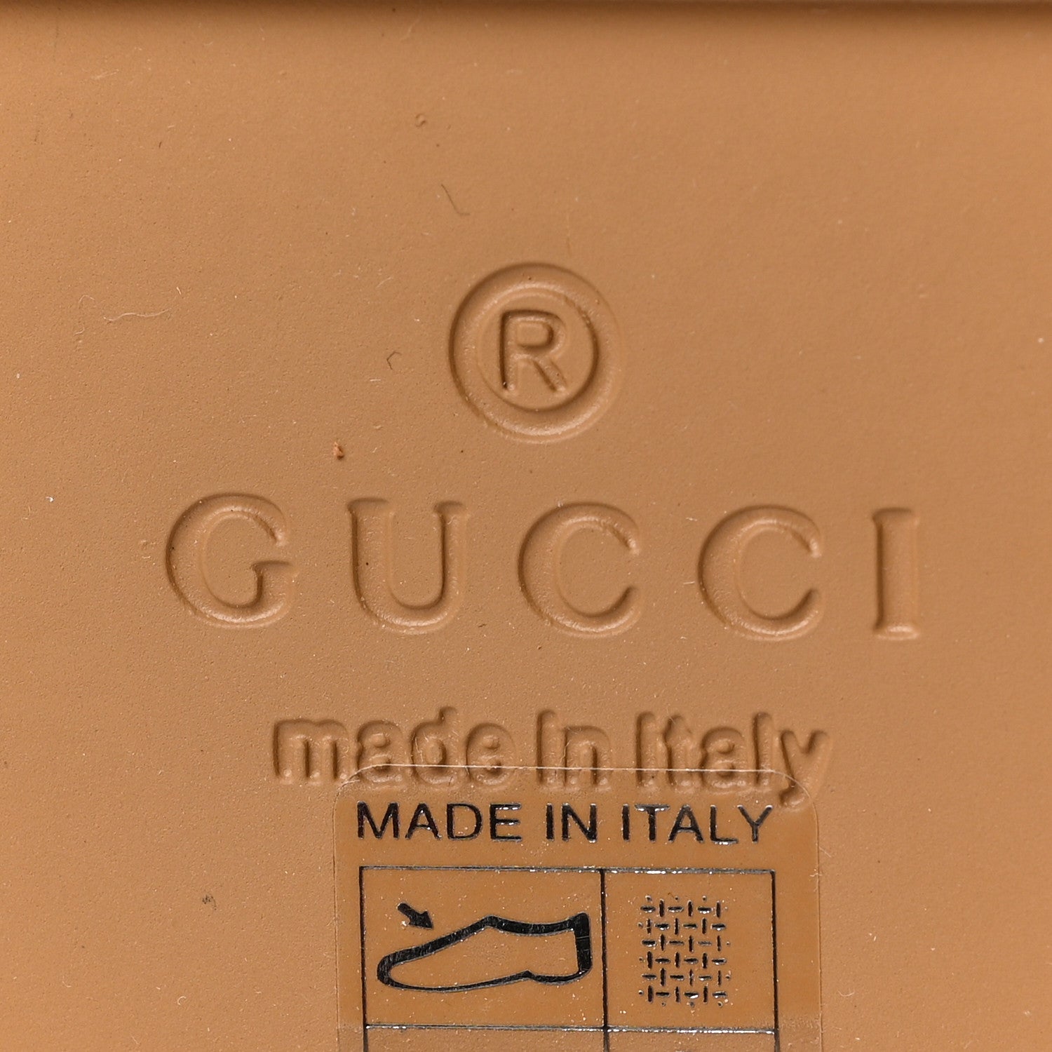 Gucci Monogram Jumbo GG Nappa Samoa Platform 40mm Slide Sandals 35 Camel Ebony New Acero 7 of 8