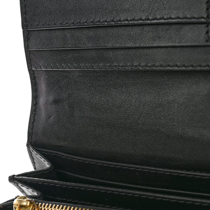 Burberry Calfskin House Check Porter Continental Wallet Black 8 of 11