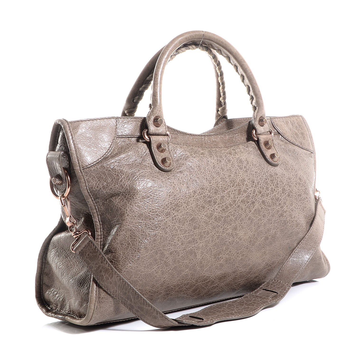 Balenciaga Agneau Giant 12 Rose Gold Hardware City Gris Poivre 3 of 10