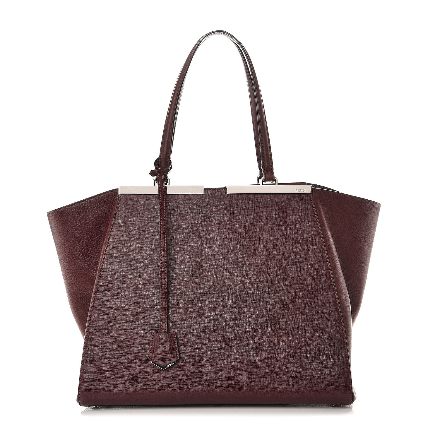 Vitello Elite Flamingo Large 3Jours Tote Bordeaux