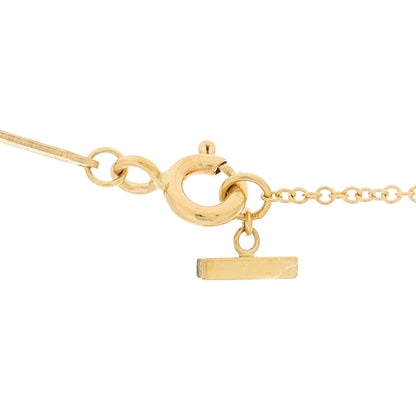 Tiffany 18K Yellow Gold Small T Smile Pendant Necklace 4 of 5