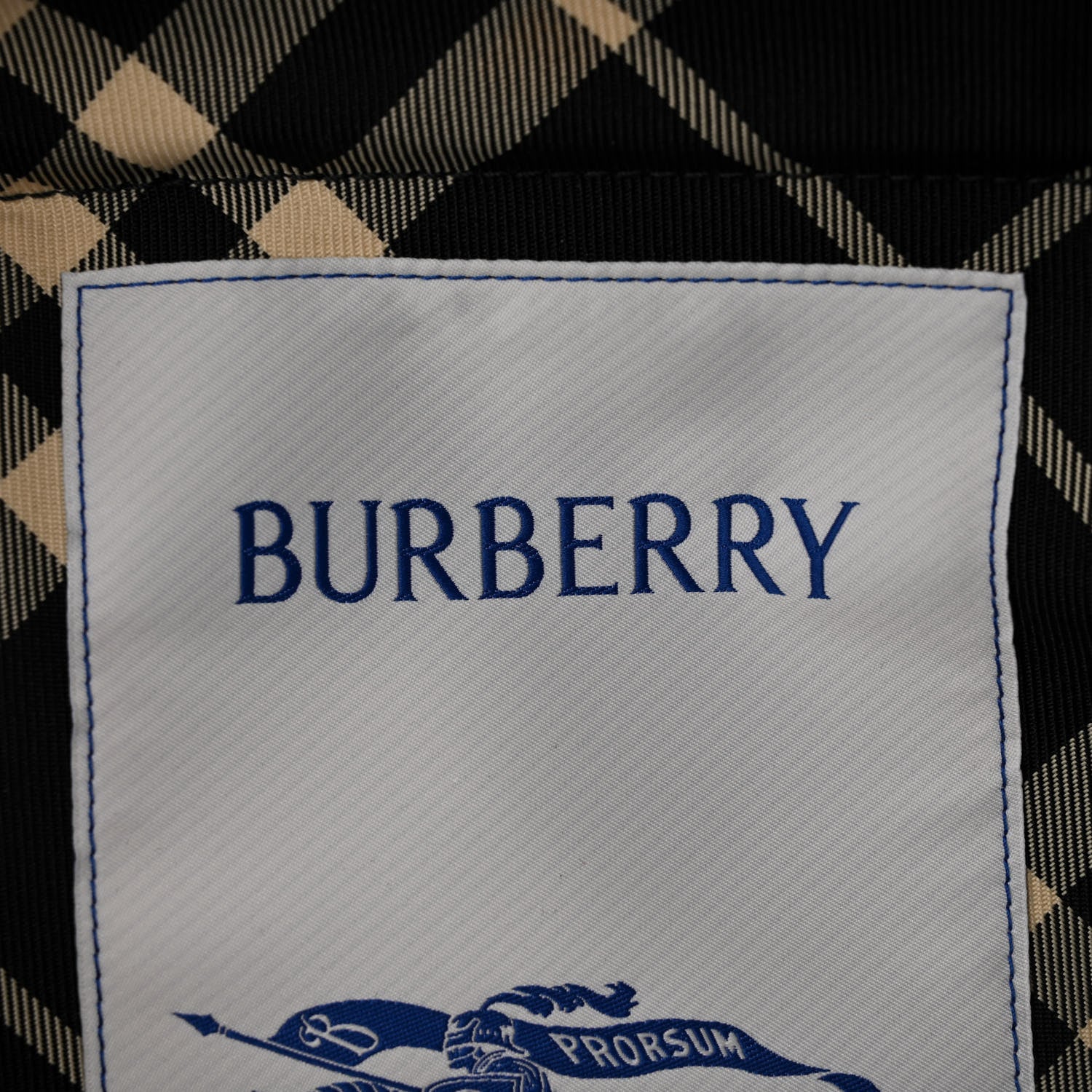 Burberry Check Essential Belt Bag Black Calico 6 of 9