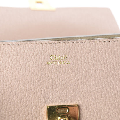 Chloe Grained Lambskin Mini Drew Shoulder Bag Biscotti Beige 6 of 10