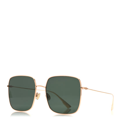 Christian Dior Metal DiorStellaire 1 Sunglasses  Rose Gold Green 1 of 9