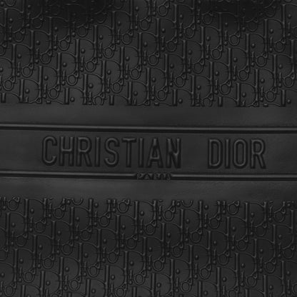 Christian Dior Oblique Calfskin Embossed Large Book Tote Black 7 of 9