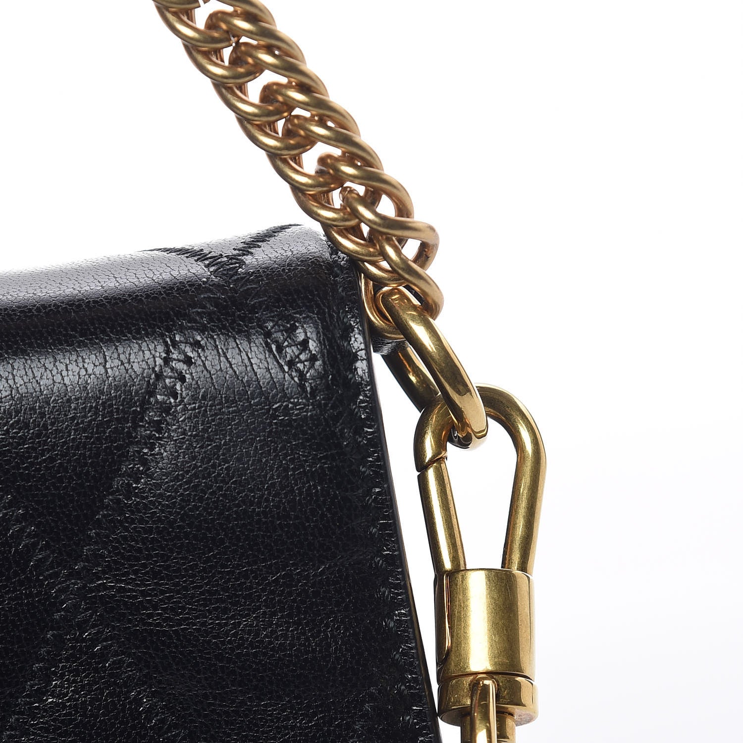 Givenchy Goatskin Quilted Medium GV3 Shoulder Bag Black 10 of 11