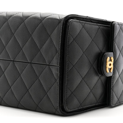 Chanel Caviar Quilted Medium Chanel 25 Handbag Black 11 of 11