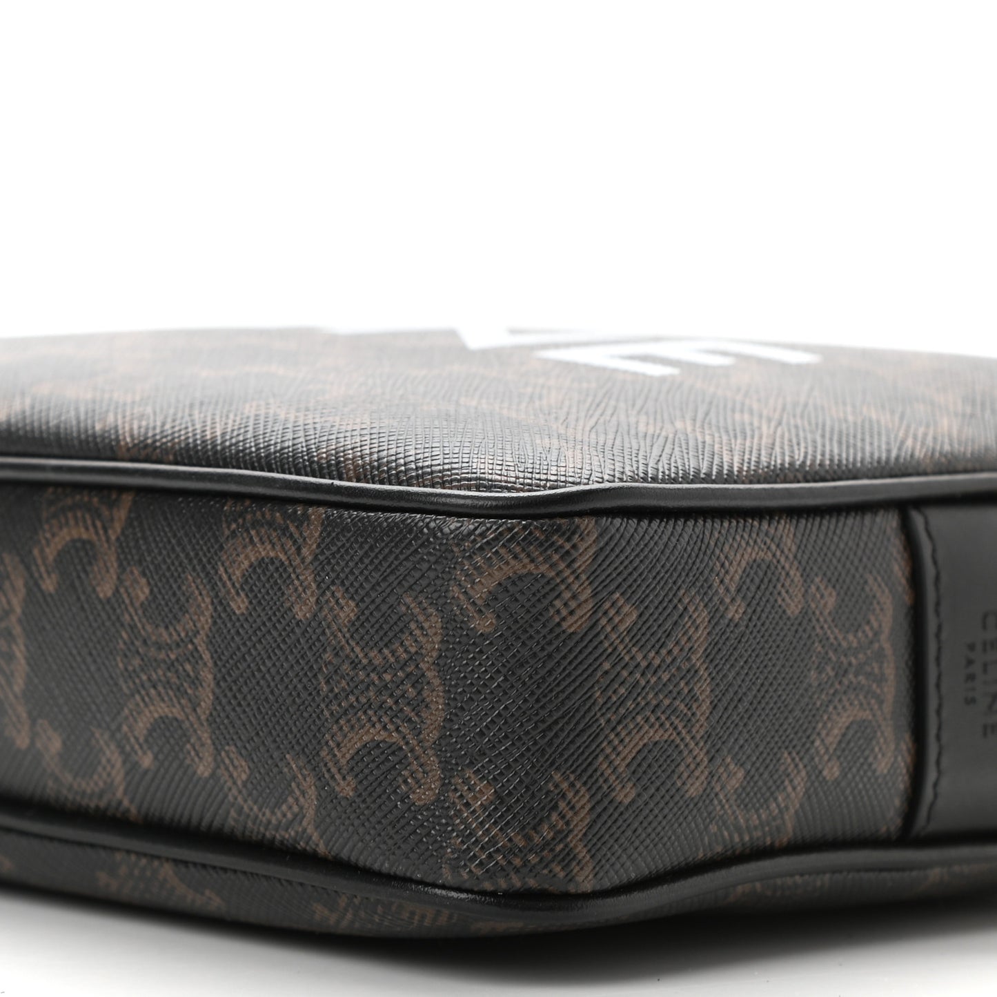 Triomphe Canvas Medium Messenger Bag Black