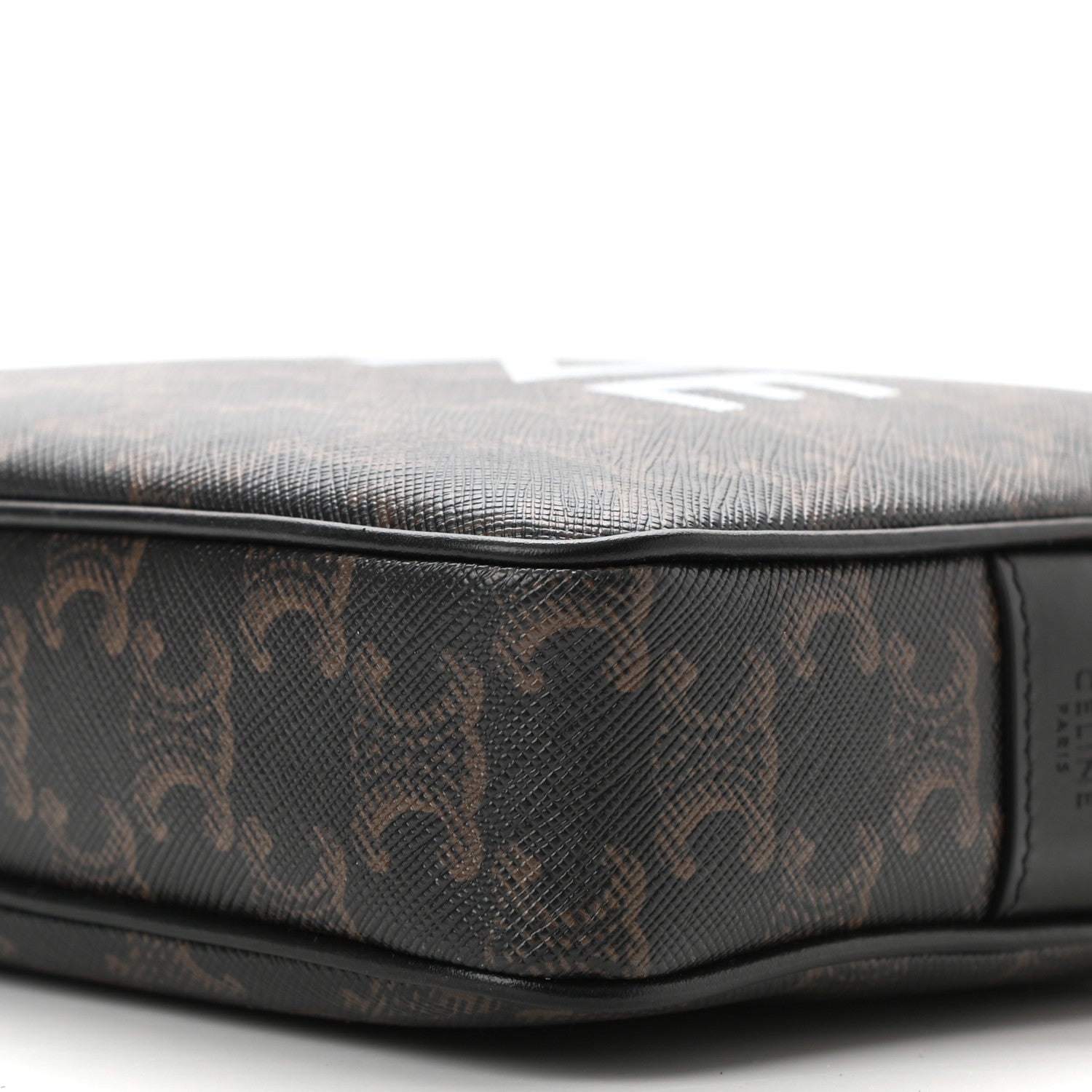 Celine Triomphe Canvas Medium Messenger Bag Black 10 of 10