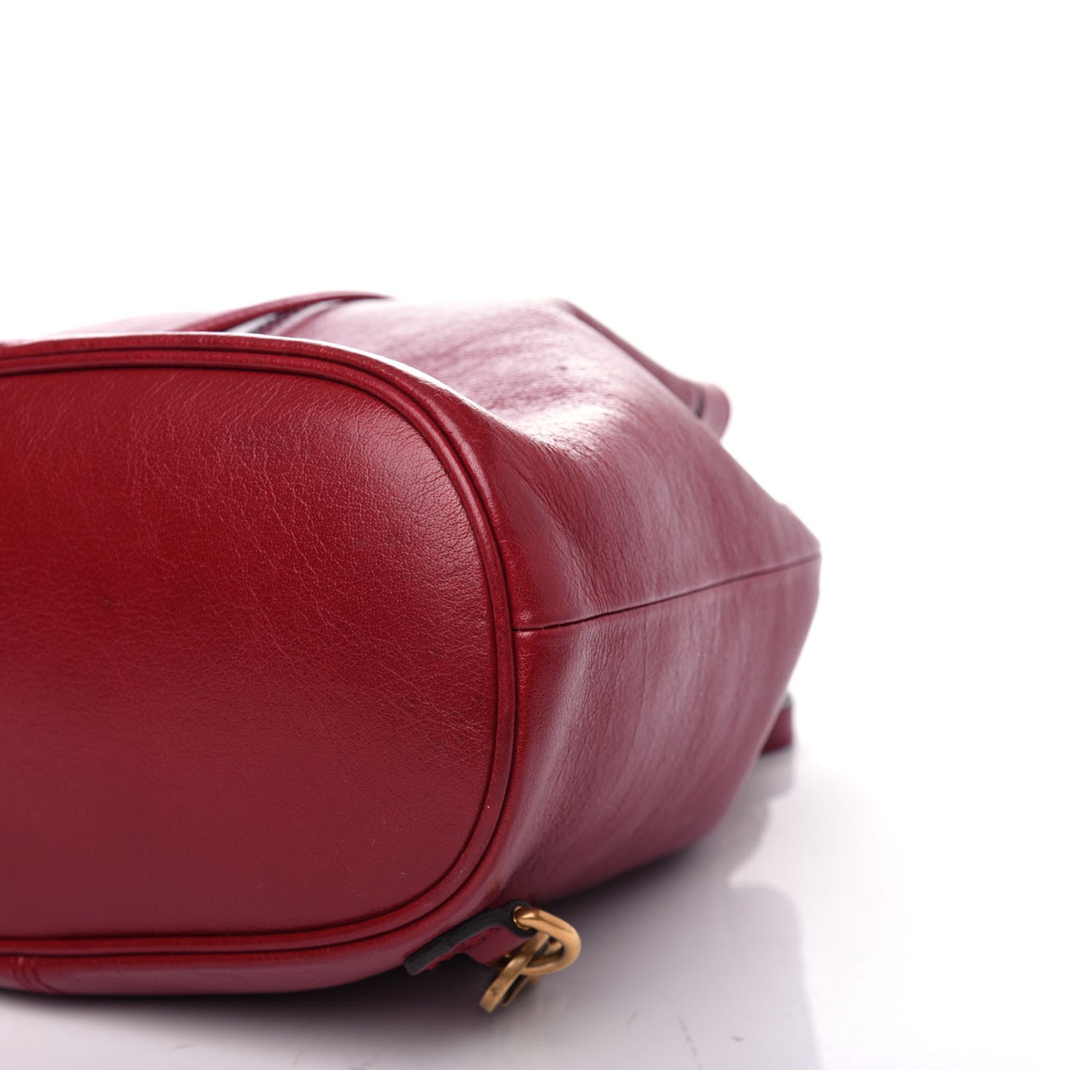 Gucci Piuma Lux Energy Medium Re(Belle) Convertible Bucket Bag Hibiscus Red 9 of 9