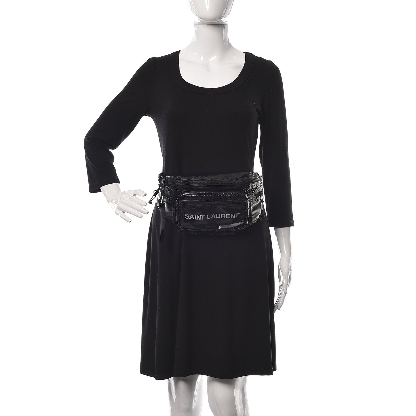 Nylon Logo Nuxx Body Belt Bag Black